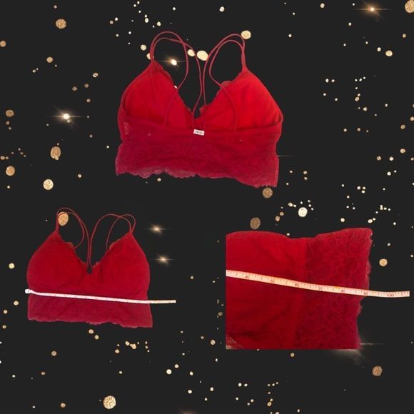 Boho Outfit
LuLa Rou Red Lace Skirt
Gilly Hicks Bralette 
White Blouse 
Sz Sm - Picture 10 of 14